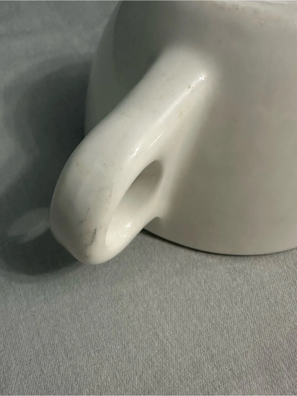 VTG Buffalo China USA Heavy Ceramic Restaurant Ware Diner Coffee Mug Cup White